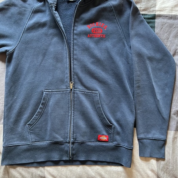 *VINTAGE* Dickies Zip-Up Hoodie (Blue) - Men’s M - Picture 8 of 10